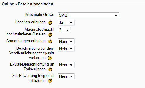 Onlinehochladen
