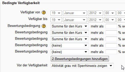 Bedingungen