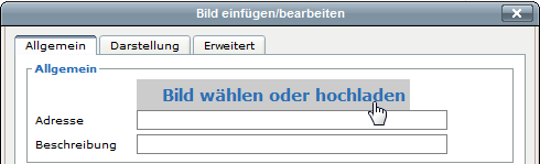 Bild hochladen