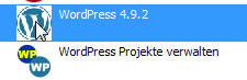 WordPress starten